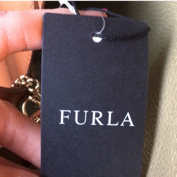 FURLA Genuine Leather Camel Big Rings Long Belt main image 11